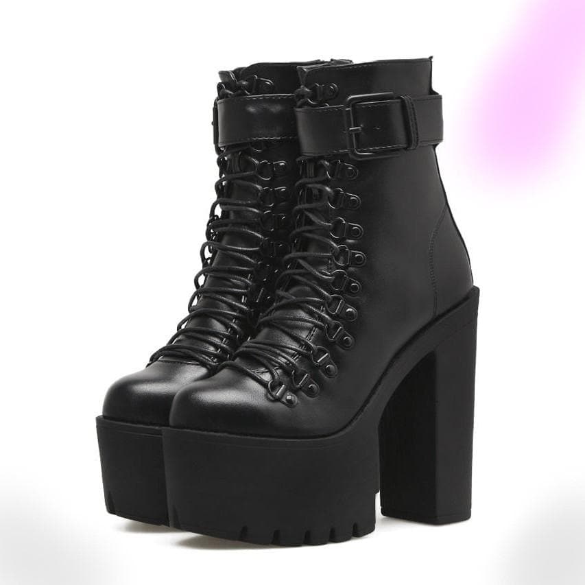 Truck Stopper Boots - Gothic Babe Co