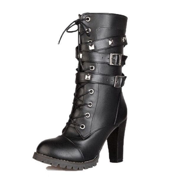 Retaliation Platform Buckle Boots - BF