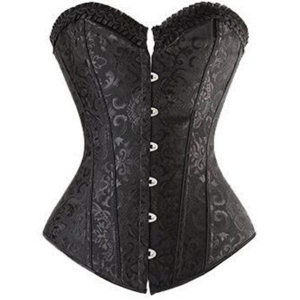 Gothic/Steampunk Steel Boned Waist Trainer Corset 5