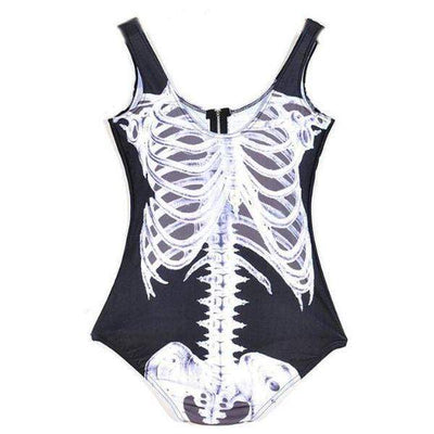 Dark Skeleton Swimsuit