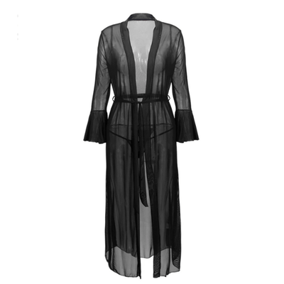 Gothic Black Mesh Nightgowns