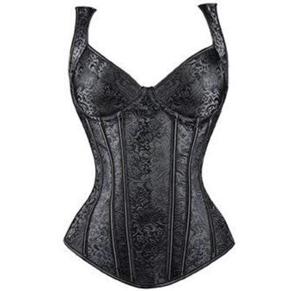 Gothic/Steampunk Steel Boned Waist Trainer Corset 2