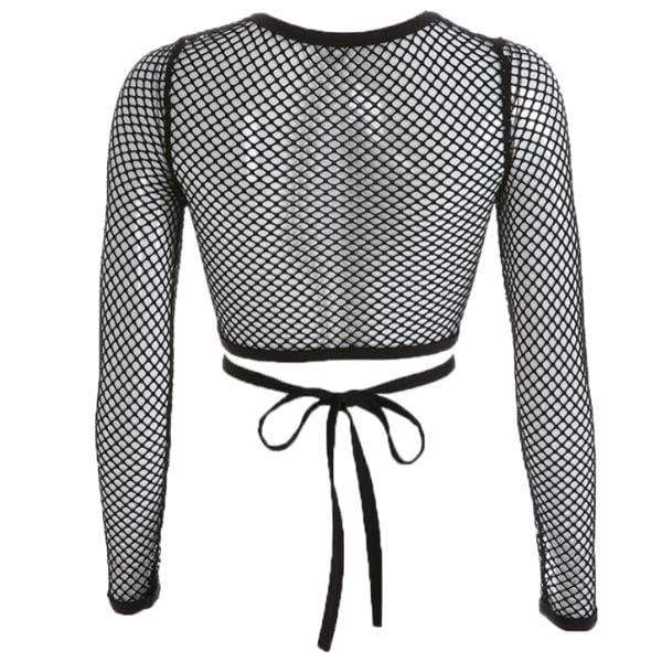 Ardat Lace Up Crop Top - XMAS