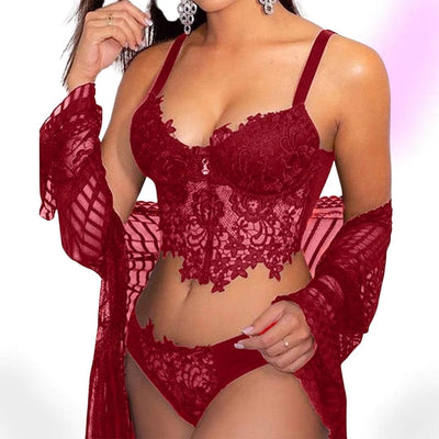 Embroidered Sexy Fine Lingerie