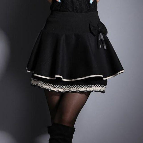 Bowknot Tutu Punk Skirt