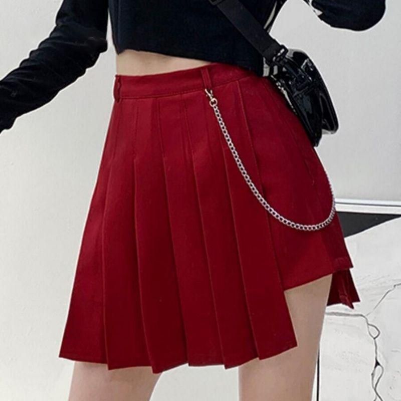 Wicked Scholar Pleated Punk Skirt