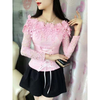 Pixie Lace Sexy Blouse