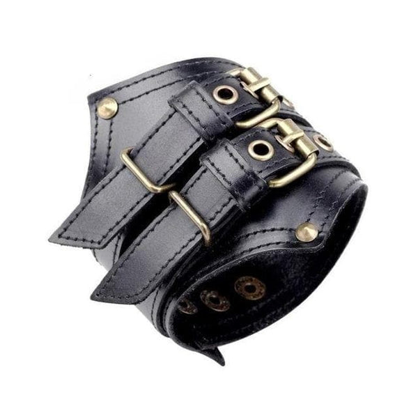 Holy Terror Leather Cuff Bracelet