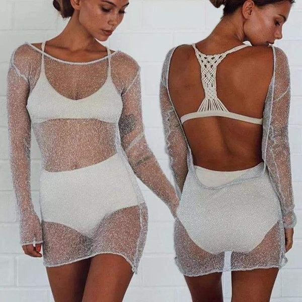 Hot AF Sexy Sheer Dress