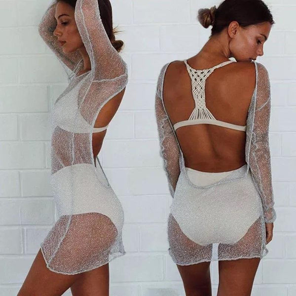 Hot AF Sexy Sheer Dress