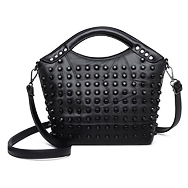 Ladies Black Rivet Bag