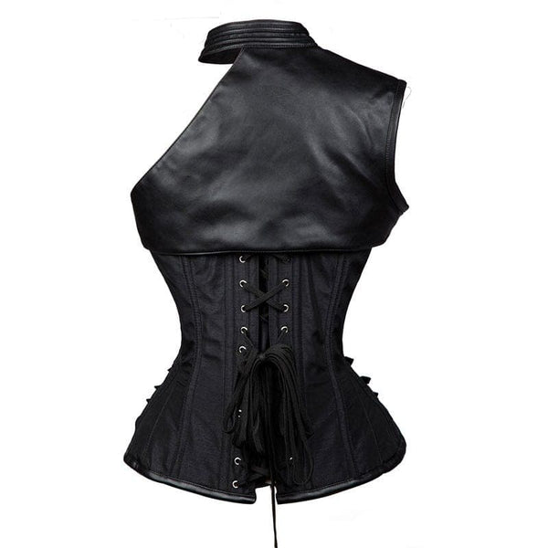 Black Gothic Armor Steampunk Corset