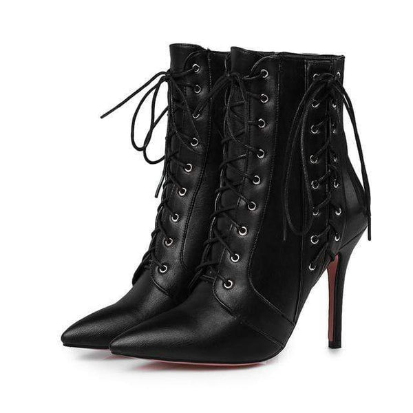 Bewitching Lace Up Boots