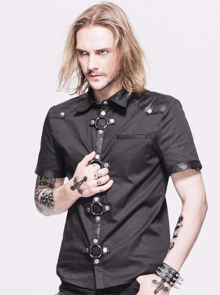 Devil Steampunk Black Shirt