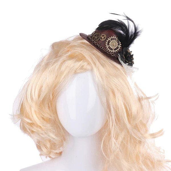 Bridget Steampunk Mini Top Hat