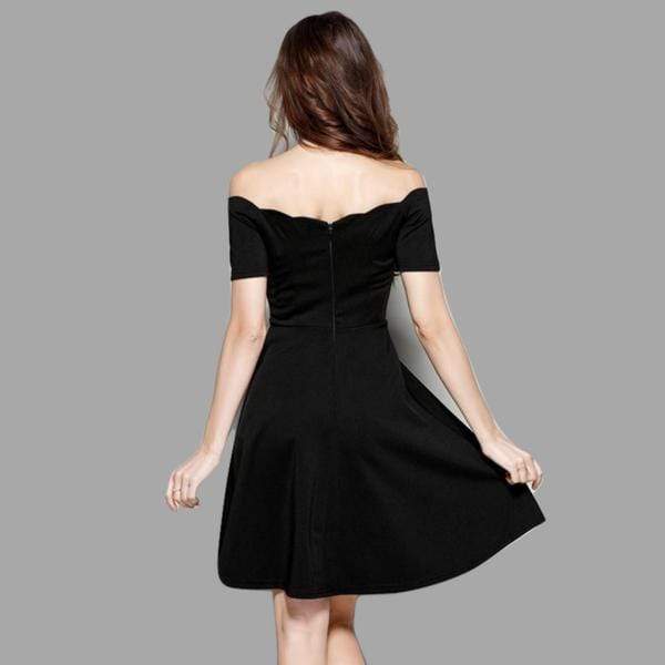 Dark Days of Summer Off Shoulder Gothic Dress