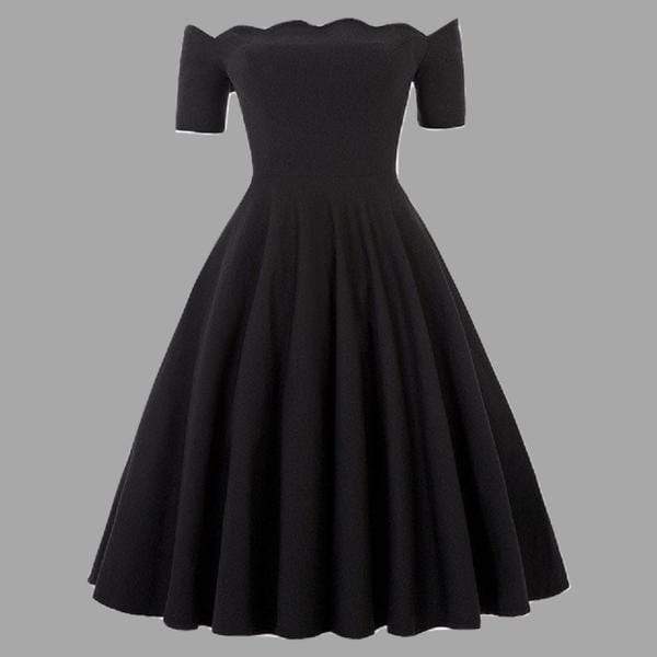 Dark Days of Summer Off Shoulder Gothic Dress