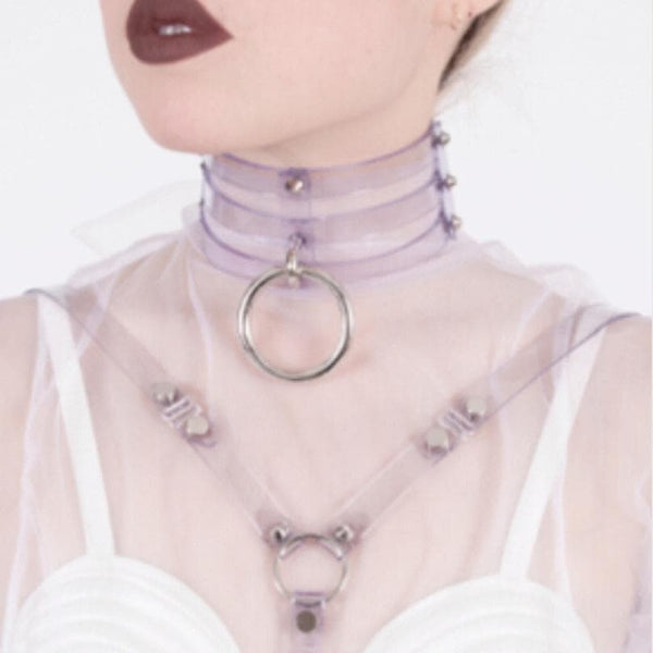 Caged Ring Choker