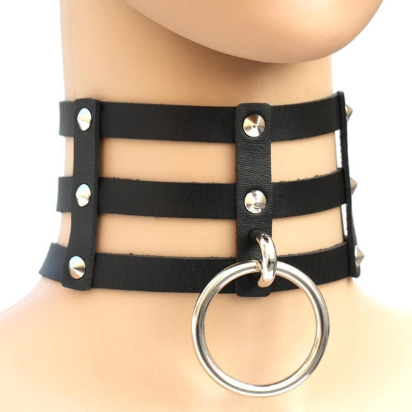 Caged Ring Choker