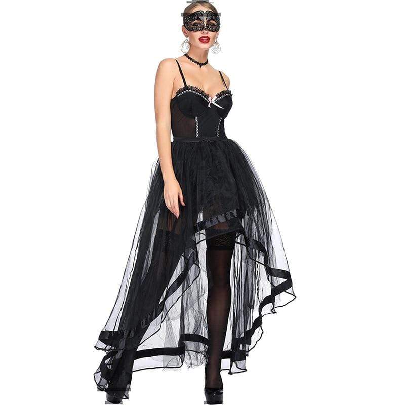 Vintage Steampunk Corset Dress - Gothic Babe Co