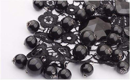 Black Rocks Gothic Necklace