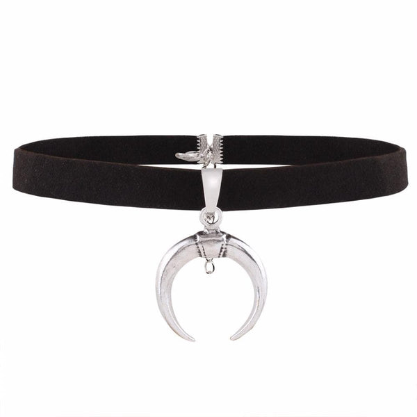 Charm Moon Gothic Choker