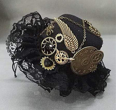 Steampunk Victorian Hat-headband and Glasses