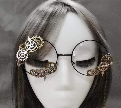 Steampunk Victorian Hat-headband and Glasses