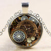 Time Dial Steampunk Necklace