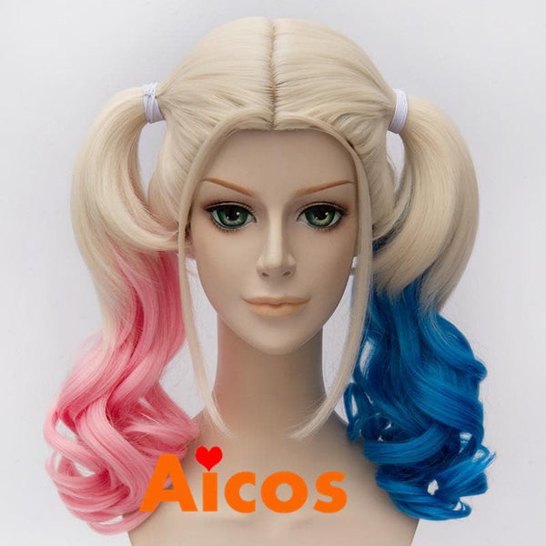 Synthetic Wigs Inspired by Harley Quinn