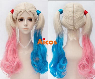 Synthetic Wigs Inspired by Harley Quinn