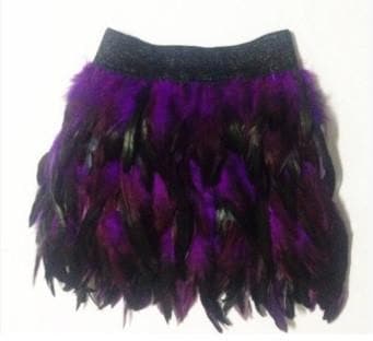 Peacock Mini Feather Skirt