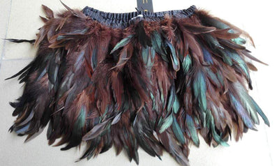 Handmade Mini Feather Skirt