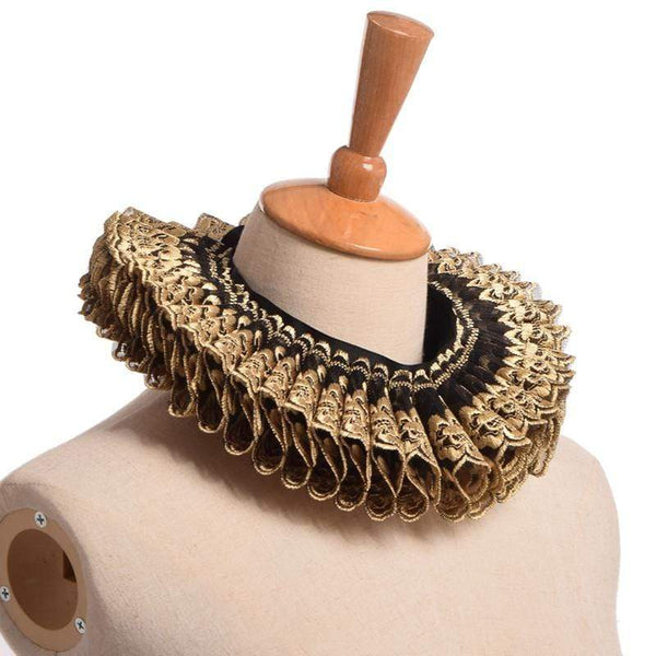 Vintage Renaissance Neck Ruff Gold – Gothic Babe Co