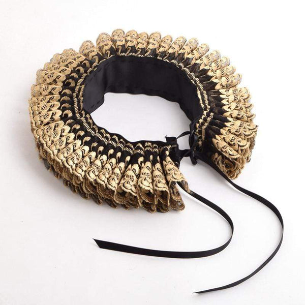 Vintage Renaissance Neck Ruff Gold – Gothic Babe Co