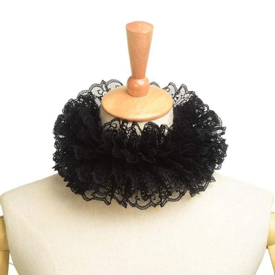 Victorian Lace Ruffled Collar