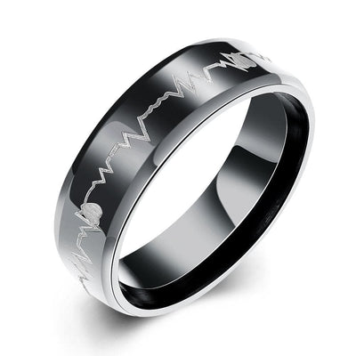 Heart Beat Gothic Ring