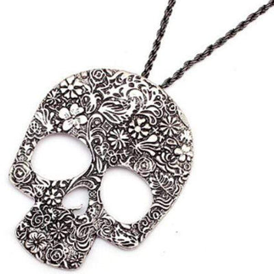 Skull Bone Gothic Necklace