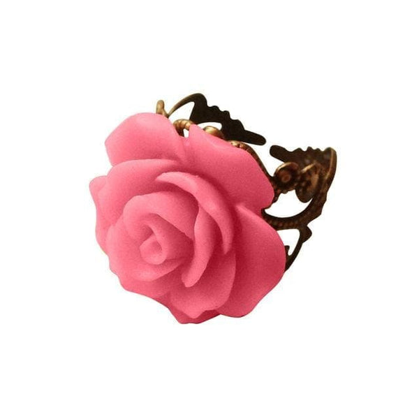 Hollow Out Flower Gothic Ring