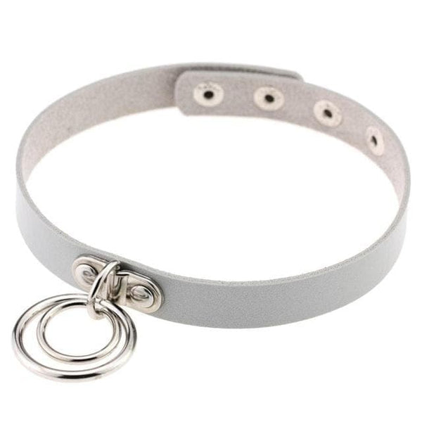 Double Ring Goth Choker