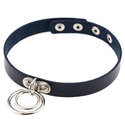 Double Ring Goth Choker