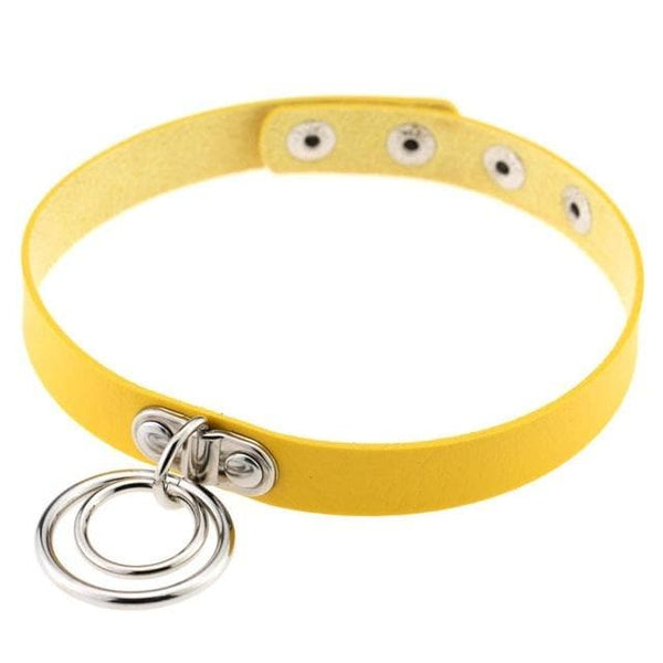 Double Ring Goth Choker