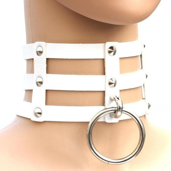 Caged Ring Gothic Choker