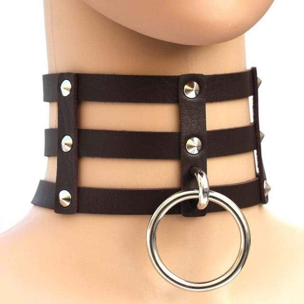 Caged Ring Choker