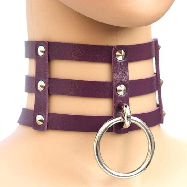 Caged Ring Choker