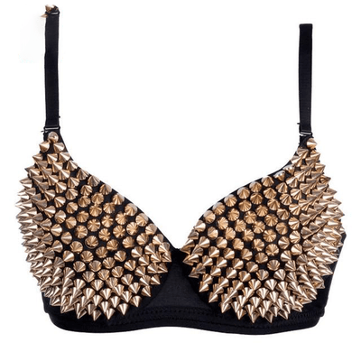 Rivets Studded Bra