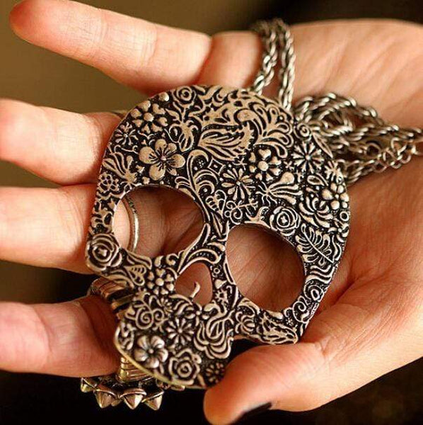 Skull Bone Gothic Necklace