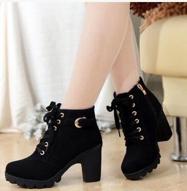 Sleek Rocker Chic Gothic Boots