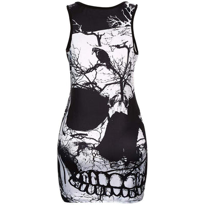 Raven Skull Vintage Gothic Dress