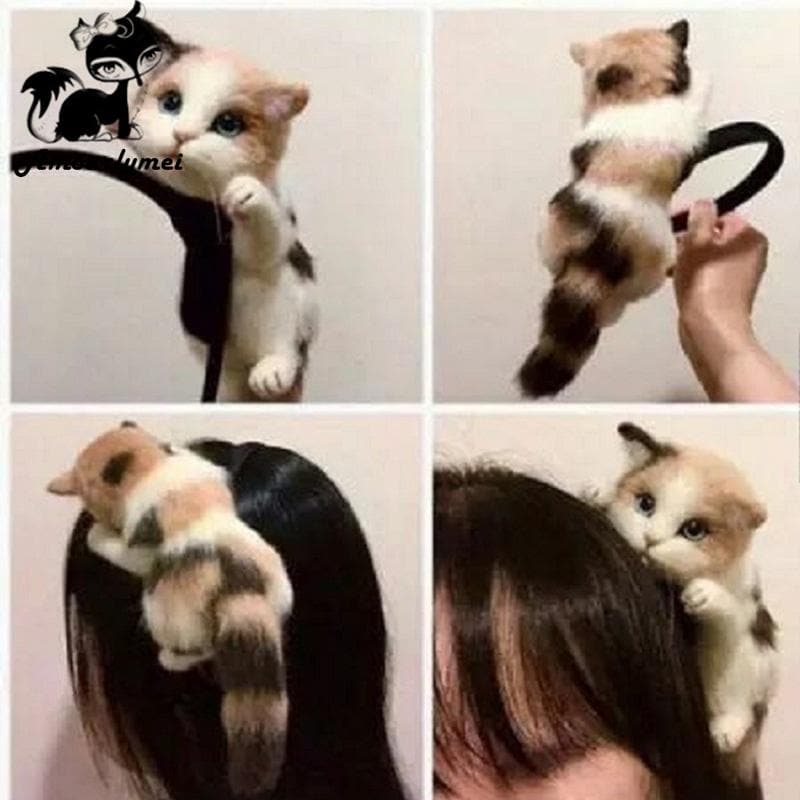 Cat Head Gothic Hairband